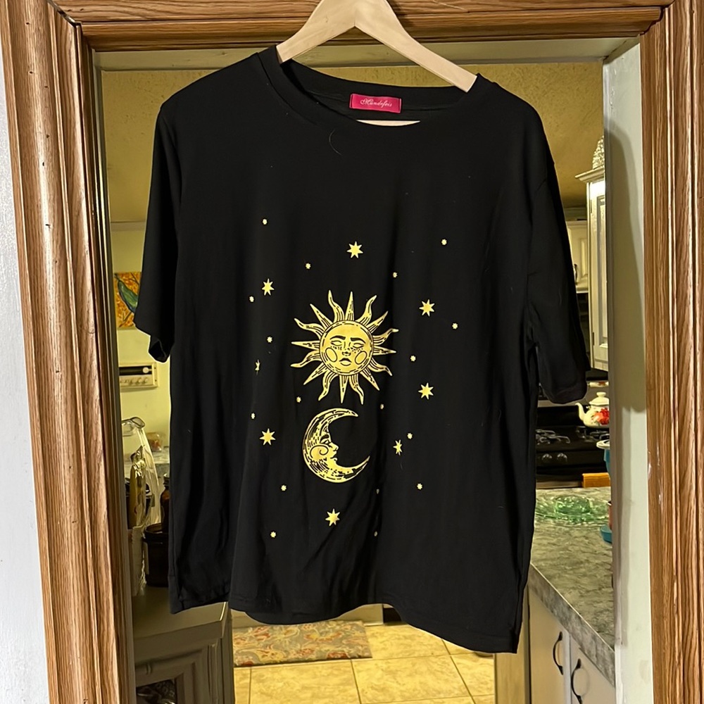 Sun and moon and stars tee